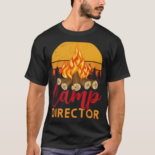 Camiseta Conde de Férias Exteriores do Diretor do Campo de  (Frente)