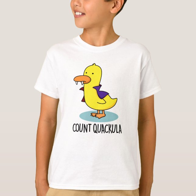 Camiseta Conde Quackula Engraçado Pun (Frente)