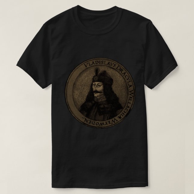 Camiseta Conde Vlad Dracula (Frente do Design)
