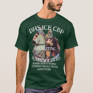 CAMISETA CONDENADOS CRISTÃOS EVANGÉLICOS DHS CBP JESUS CHOR