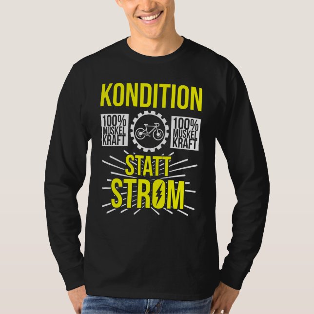 Camiseta Condicionamento Em Vez Da Força Muscular Atual 100 (Frente)