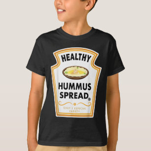 Camiseta Condimentos de Grupo Fantasia de Halloween Hummus