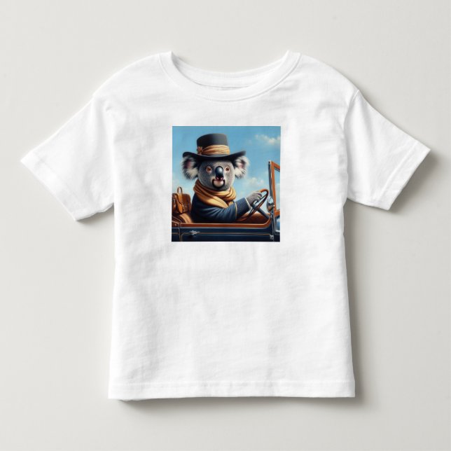 Camiseta Condução De Koala (Frente)