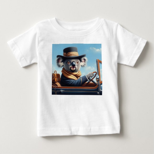 Camiseta Condução De Koala (Frente)
