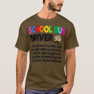 Camiseta Condução de Ônibus Escolar de Apreciação de Ônibus