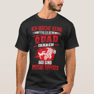 Camiseta Condução De Quad Bike Dizendo Atv Fora Do Quad Dri