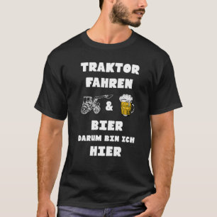 Camiseta Condução De Trator E Instalação De Fábrica De Cerv