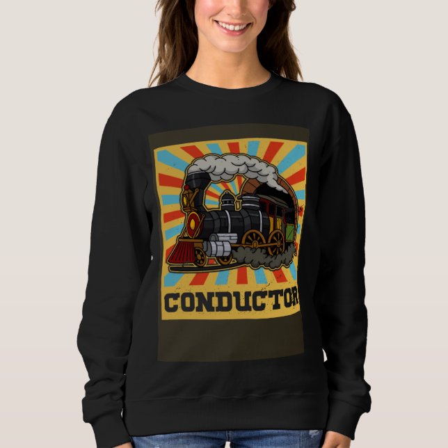 Camiseta Conductor railroad Model station Railway worker (Frente)
