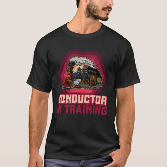 Camiseta Conductor railroad Model station Railway worker  5 (Frente)