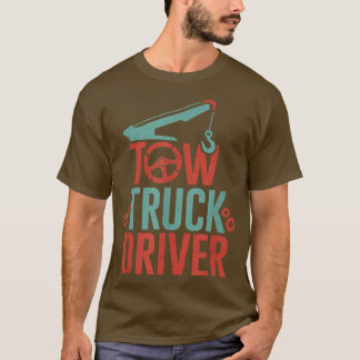 Camiseta Condutor De Caminhão De Caminho Que Trava Operador