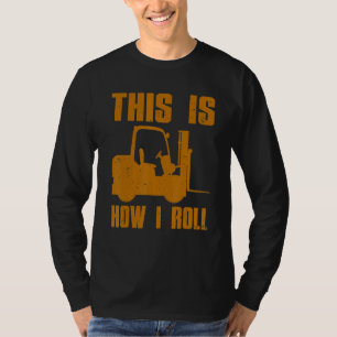 Camiseta Condutor De Elevação Para Homens Levantar O Operad