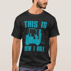 Camiseta Condutor De Elevação Para Homens Levantar O Operad