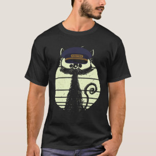 Camiseta Condutor De Engenheiros Uniformes De Gato De Gato