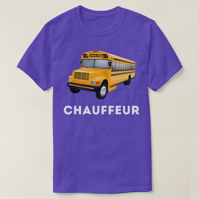 Camiseta Condutor De Ônibus Escolar E Operador De Ônibus Es (Frente do Design)