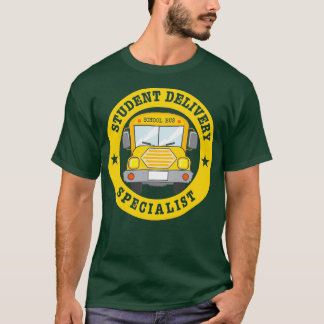 Camiseta Condutor de Ônibus Escolar Especialista em Entrega
