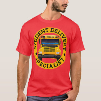 Camiseta Condutor de ônibus escolar Especialista em Parto E