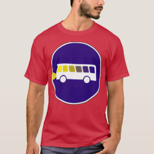 Camiseta Condutor de ônibus na estrada noturna
