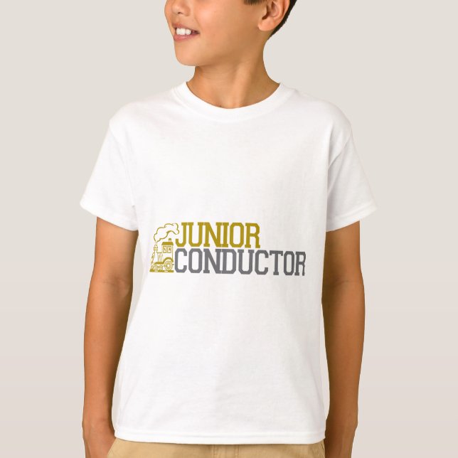 Camiseta Condutor de trem júnior (Frente)