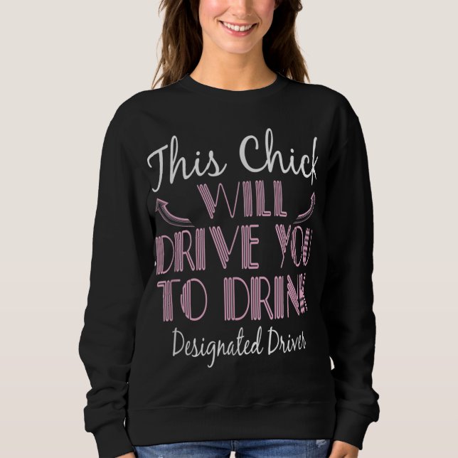 Camiseta Condutor Designado Para Beber Engraçado Sober (Frente)