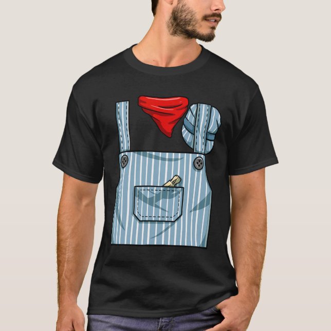Camiseta Condutor do Engenheiro do comboio Costume Hallowee (Frente)