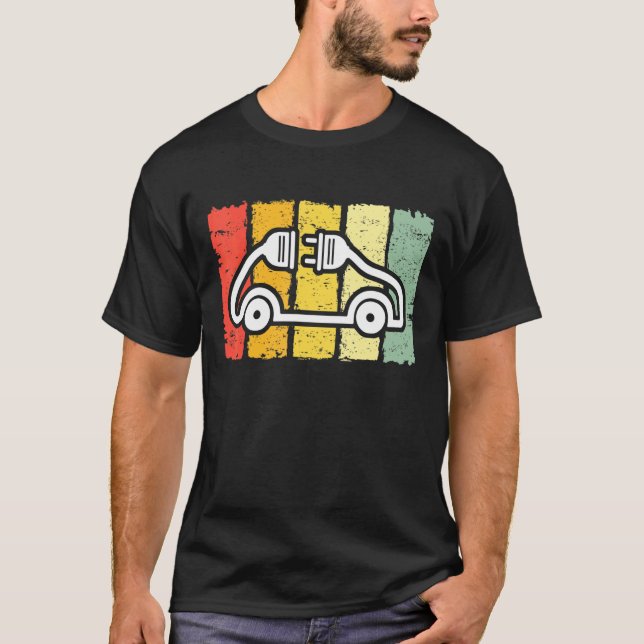 Camiseta Condutor Elétrico De Automóveis Elétricos Eauto (Frente)