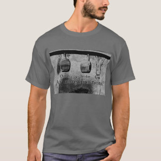 Camiseta Conduza a vara (preto e branco)