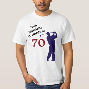 Camiseta Conduzindo o duro no golfe 70