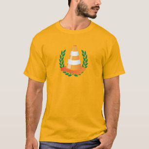 Camiseta Cone de Construção de Estrada de Segurança Rodoviá