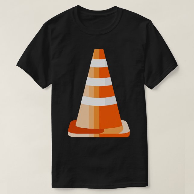 Camiseta Cone de Estrada Laranja (Frente do Design)