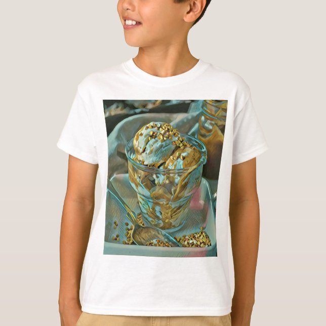 Camiseta cone de sorvete de Verão (Frente)