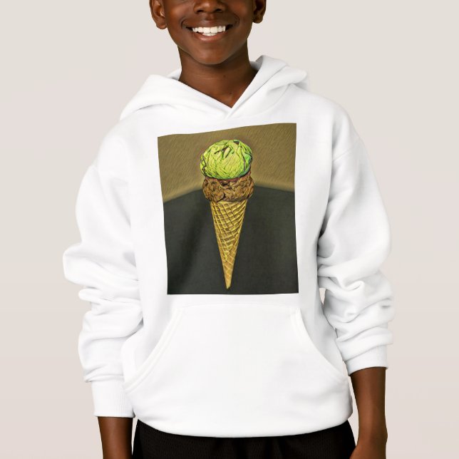 Camiseta cone de sorvete de Verão (Frente)