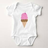 Cone de Sorvete Rosa
