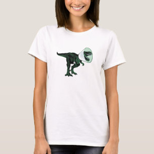 Camiseta Cone de T-Rex da parte dianteira do T das mulheres