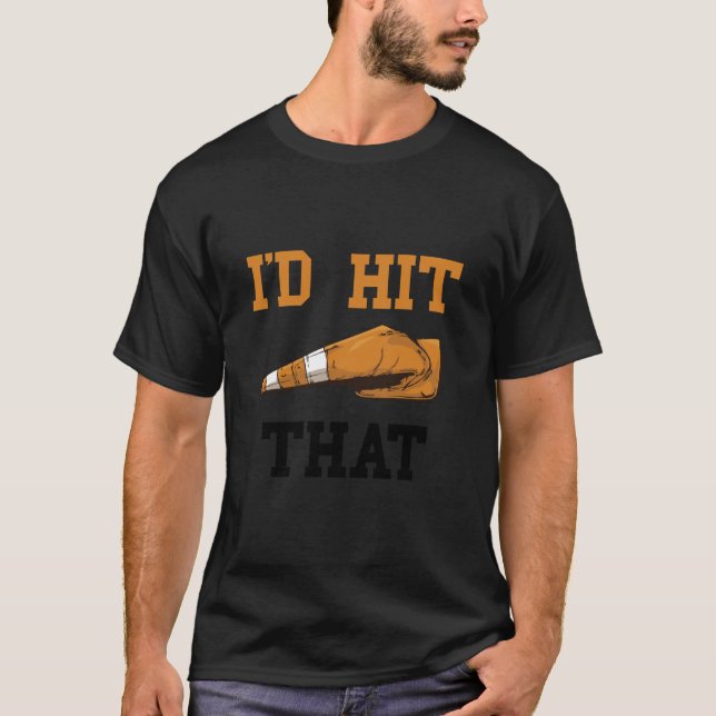 Camiseta Cone de Tráfego Eu Bateria Nele Roupa engraçada de (Frente)