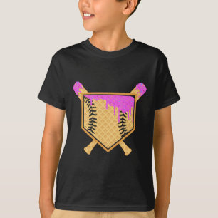 Camiseta Cone de waffle de sorvete Bysebyll Drip Boys Byseb