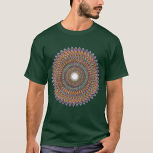 Camiseta Cone do Fractal ao pulso do ADN