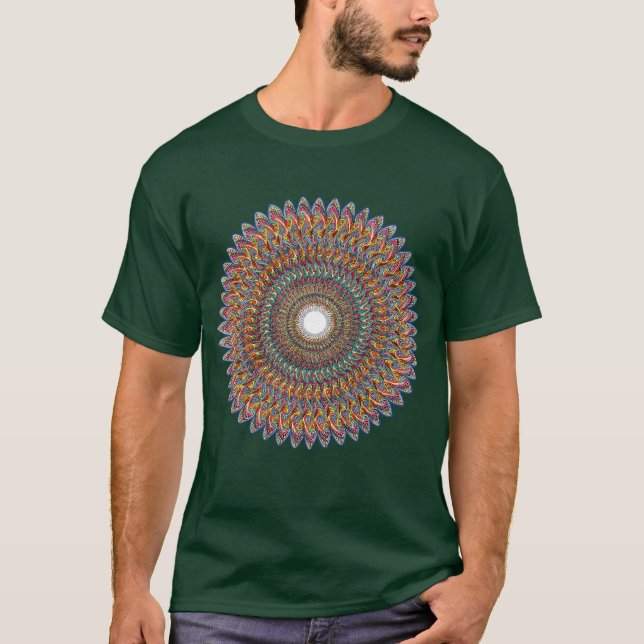 Camiseta Cone do Fractal ao pulso do ADN (Frente)