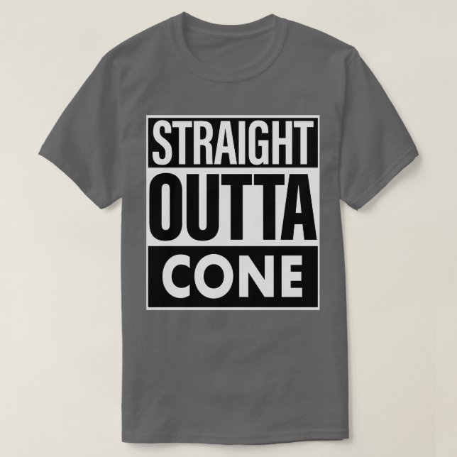 Camiseta Cone Name Hetero Outta Cone (Frente do Design)
