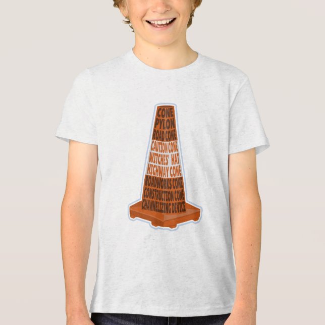 Camiseta Cone Orange Taraffic cone (Frente)