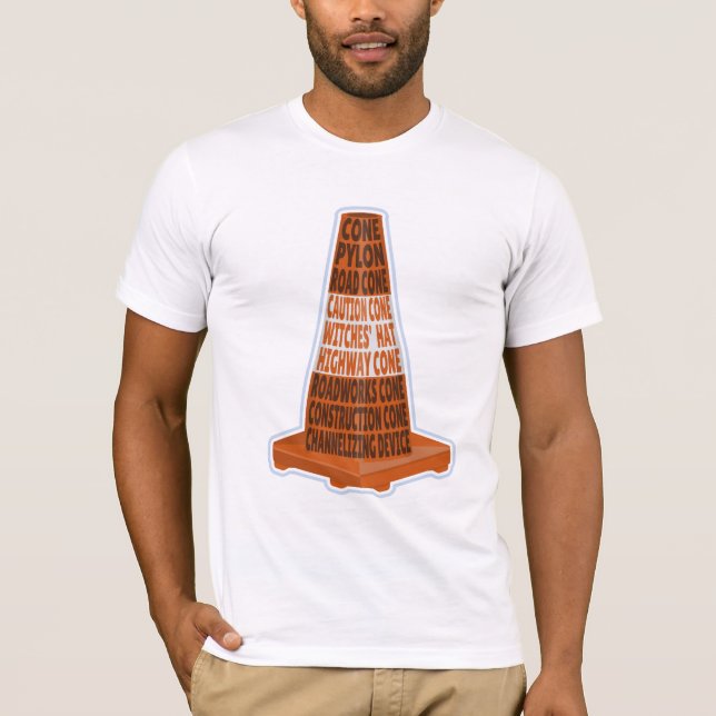 Camiseta Cone Orange Taraffic cone (Frente)