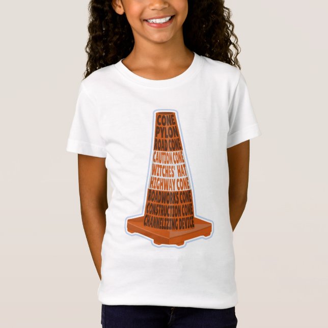 Camiseta Cone Orange Taraffic cone (Frente)