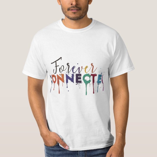 Camiseta Conectado para sempre (Frente)