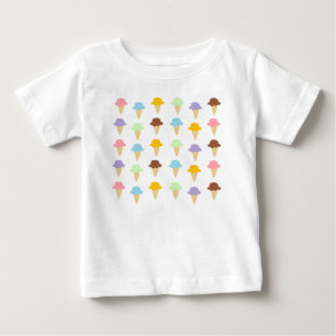 Camiseta Cones coloridos do sorvete