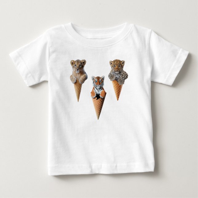 Camiseta Cones de Gato Grande Fofo (Frente)