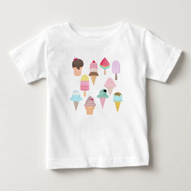 Camiseta Cones de Gelado (Frente)
