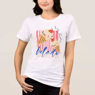 Camiseta Cones de Sorvete Italiano Retrô