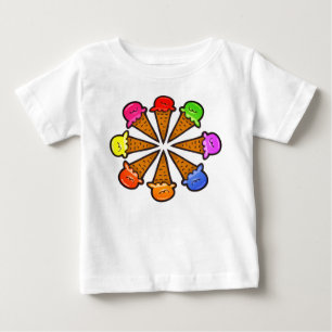 Camiseta Cones de Sorvete Multicoloridos No. 3