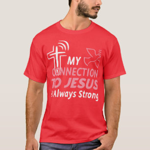 Camiseta Conexão com Jesus Cristo Diversão Cristão