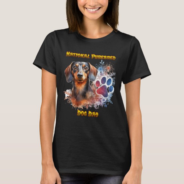 Camiseta Conexão Dachshund: Uma Obrigação Impressionante (Frente)