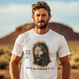 Camiseta Conexão divina: Desenhar perto de Deus